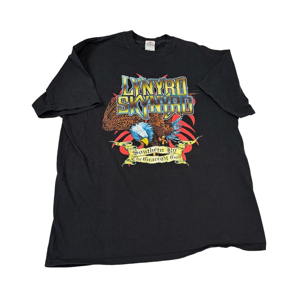 Lynyrd Skynyrd 2004 Vicious Cycle Tour T-Shirt Adult XL Black Anvil Tag Vintage
